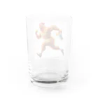 ハピShopのチキンダッシュ Water Glass :back