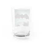 namuhatimanの空を飛ぶコウモリ Water Glass :back