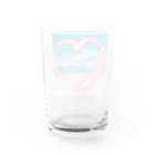 Shironekokuuのイルカくん Water Glass :back