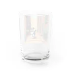 中村悠弥の街を走るシュナウザー Water Glass :back