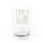 adarahの賢く魅力的ボーダーコリー Water Glass :back