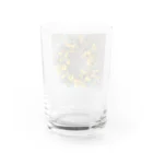 AQUAMETAVERSEのミモザの花をりース　なでしこ1478 Water Glass :back