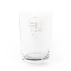 No.30_DesignWorks typographyのDadaism art Typography Design Water Glass :back