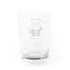 YHR Creator shopの傲慢でかわいい弁護士猫は法廷で検事とよく喧嘩した Water Glass :back