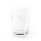  SATOHIROショップのレトロウェーブハーモニー Water Glass :back