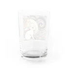 tearai-ugaiのヌーボーウサギ Water Glass :back