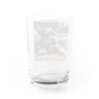 poko-284ののんびりシュナウザー Water Glass :back