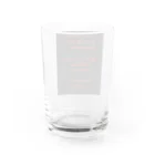 Second-topの刺さる言葉 Water Glass :back