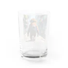 nono_0703の旅するサル Water Glass :back