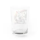 やんちゃな動物達のやんバニー　バイクver Water Glass :back