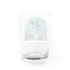 かるるんショップの骸骨紳士シリーズ　雨ニモマケズ、風ニモマケズ Water Glass :back