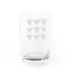 チワワのバレンとヨープーのテアのチワワとヨープー Water Glass :back