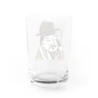 B-catのだじゃれ偉人シリーズ「孟子」 Water Glass :back