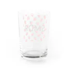 SAMADARA SHOPのサマダラロゴ✕いちごTシャツ Water Glass :back