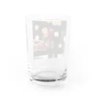 kyuamomoichiのレッドキス Water Glass :back