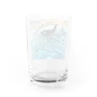 73Blue_risingのシャチくん Water Glass :back