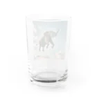 Dragon Designのエレファントインザスカイ Water Glass :back