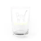 スタジオマリンのオシキャット Water Glass :back