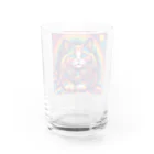 catsのアート猫 Water Glass :back