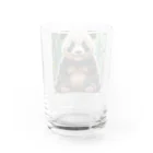 rakutenitibaの笑顔がかわいいパンダ Water Glass :back