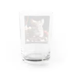 ZeroCreativeのチョコレートチンチラ Water Glass :back