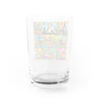 momonekokoのアメコミ風ハロウィン Water Glass :back
