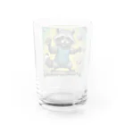 たわしの強いぜアライグマ Water Glass :back