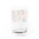 riのモダンガール　ゆきこ Water Glass :back