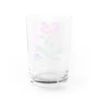 RetrowaveFlowerのRetrowaveFlower-スイートピー- Water Glass :back