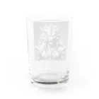 cotaro_worksのドラゴン 鉛筆画03 Water Glass :back