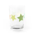 つきしょっぷのくすみカラーの星 Water Glass :back