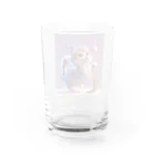 Kの猫と蝶々 Water Glass :back