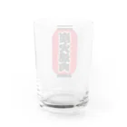 お絵かき屋さんの「炭火焼肉」の赤ちょうちん（赤提灯） Water Glass :back