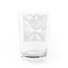 chan-takehaniの 月明かりの下の桜 Water Glass :back