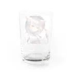 yos-1292583のねこニコばん Water Glass :back