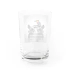 chaochao0701のカバと小鳥の友情 Water Glass :back