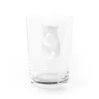 むっちり猫のむっちり丸の不機嫌な美猫 ミロ姫 Water Glass :back