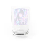 AIデザインちゃんの酒豪AIちゃん　地下アイドルの息抜き Water Glass :back