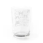 よろずや 重月の猫の小宇宙（ねこのこうちゅう） Water Glass :back