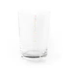 kimchinのカラフルな船の信号旗です! Water Glass :back