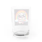 Peruperuの可愛い子豚 Water Glass :back