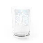 めるとのAIショップの４月誕生石ダイアモンド：多尾の狐 Water Glass :back