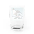 strange life of animalsの優雅な空の旅 Water Glass :back