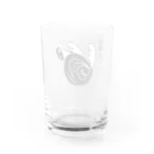 Simizimi_sizimiのしみじみしじみの空だって飛べるんだから！ Water Glass :back