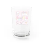 そぼろのプリント屋さんのナビコロリ Water Glass :back