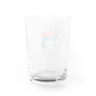 eugorameniwaの浜辺の朝日 Water Glass :back