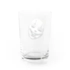 【ホラー専門店】ジルショップの不気味な道化師の仮面 Water Glass :back