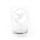 clarice-designのクールなワンちゃん Water Glass :back