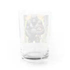 yukiyuki_campの優しく守る愛情溢れる母ゴリラ Water Glass :back