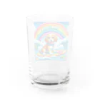キューピットのアロハワンコ Water Glass :back